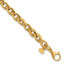Grooved Double Link Bracelet in 14K Yellow Gold - Sophia Jewelers