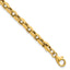 Flat Edge Rolo Link Bracelet in 14K Yellow Gold - Sophia Jewelers