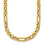 Fancy Link Necklace in 14K Yellow Gold, Textured - Sophia Jewelers