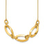 Oval Link Necklace in 14K Yellow Gold - Sophia Jewelers