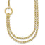 Multi-Strand Fancy Link Necklace in 14K Yellow Gold - Sophia Jewelers