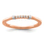 14k Two-Tone Stackable Expressions Diamond Ring