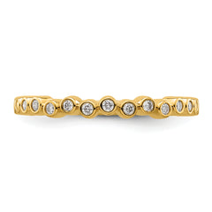 14k Stackable Expressions Diamond Ring