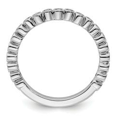 14k White Gold Stackable Expressions Diamond Ring