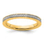 14k Stackable Expressions Diamond Ring