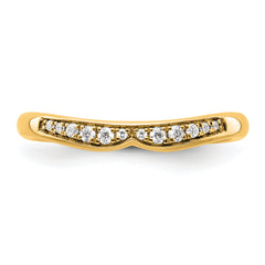 14k Stackable Expressions Diamond Curved Ring