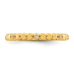 14k Stackable Expressions Diamond Ring