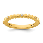 14k Stackable Expressions Diamond Ring