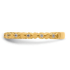 14k Stackable Expressions Diamond Ring