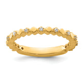 14k Stackable Expressions Diamond Ring