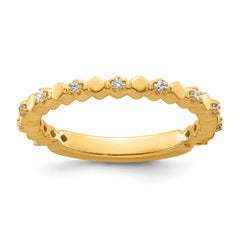 14k Stackable Expressions Diamond Ring