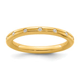 14k Stackable Expressions Diamond Ring