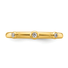 14k Stackable Expressions Diamond Ring