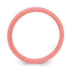 Silicone Coral 5.7mm Domed Band Size 9