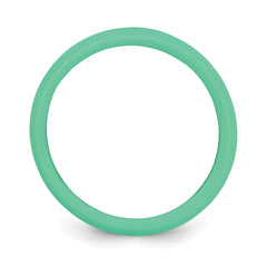 Silicone Mint Green 5.7mm Domed Band Size 9