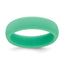 Silicone Mint Green 5.7mm Domed Band Size 9
