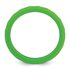 Silicone Light Green 8.70mm Fish Scale Pattern Band