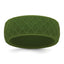 Fish Scale Pattern Wedding Band in Olive Green Silicone, 8.7mm, Size 7–14 - Sophia Jewelers