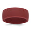Flat Edge Wedding Band in Dark Red Silicone, 8.7mm, Size 7–14 - Sophia Jewelers