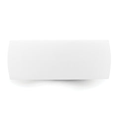 Silicone White 8.70mm Flat Edge Band