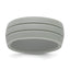 Grooved Wedding Band in Light Gray Silicone, 8.5mm, Size 7–12 - Sophia Jewelers