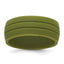 Grooved Wedding Band in Olive Green Silicone, 8.5mm, Size 7–12 - Sophia Jewelers