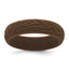 Wood Grain Pattern Wedding Band in Brown Silicone, 5.7mm, Size 6–10 - Sophia Jewelers