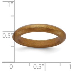 Silicone Metallic Bronze 3mm Band
