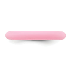 Silicone Pink 3mm Round Band