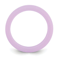 Silicone Purple 3mm Round Band