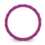 Silicone Dark Purple 3mm Braided Band