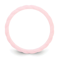 Silicone Pink 3mm Braided Band