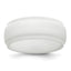 Silicone White 9mm Ridged Edge Band