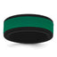 Removable Center Wedding Band in Black & Green Silicone, 8mm, Size 8–13 - Sophia Jewelers
