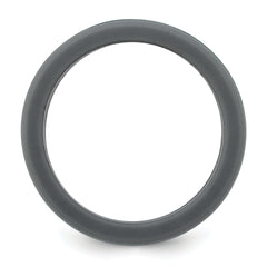 Silicone Grey with Removable Green Center 8mm Band