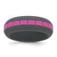 Grooved Center Wedding Band in Gray & Pink Silicone, 7.5mm, Size 6–12 - Sophia Jewelers