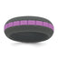 Grooved Center Wedding Band in Gray & Purple Silicone, 7.5mm, Size 6–12 - Sophia Jewelers