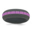 Silicone Grey with Purple Grooved Center 7.50mm Band