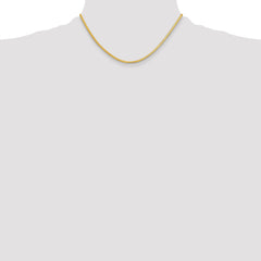 14k 2.5mm Silky Herringbone Chain