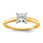 3/4 Carat Lab-Grown Diamond Princess Solitaire Engagement Ring