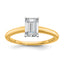 1 Carat Lab-Grown Diamond Octagon / Emerald Solitaire Engagement Ring