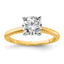 1-1/4 Carat Lab-Grown Diamond Round Solitaire Engagement Ring