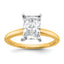 2 Carat Lab-Grown Diamond Octagon / Radiant Solitaire Engagement Ring