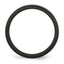 Chisel Stainless Steel Polished Black IP-plated 4mm Band