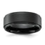 Chisel Black IP Wedding Band in Stainless Steel, 8mm, Size 8–13 - Sophia Jewelers
