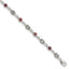 Women's Polished Anchor Stainless Steel Anklet