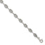 Women's Polished Anchor Stainless Steel Anklet