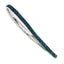 Stainless Steel Blue Crystal Polished Bangle Bracelet for Women