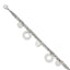 Stainless Steel Polished Circles & Discs Bracelet for Women