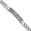 Men's Laser-Cut Cubic Zirconia Bracelet in Black IP-Plated Stainless Steel, 8.2 Inch - Sophia Jewelers